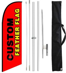 Wholesale Custom Feather <b>Flags</b> for Outdoor Event Advertising Flying Beach Banner for Business Promotion - Product Image 6