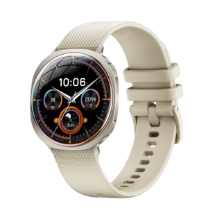 Montre connectée IA pour femme avec écran AMOLED, étanche IP68, mesure de la pression artérielle, fréquence cardiaque, cycle menstruel et lumière puissante - Product Image 2