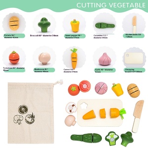 Simulation Bag Fruit Vegetable Cute Fun Food Model Children's Kitchen Play Puzzle Early Education Learning Toys for Boys Girls - Product Image 4