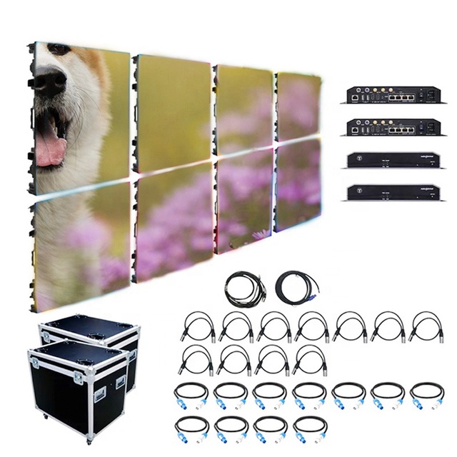 Full Color P2.6 P2.604 P2.6mm 2.6mm 2.604mm Portable Led Screen Stage Led Panel 500x1000mm Rental Led Display Video Wall