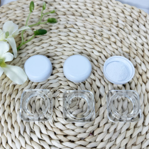 Custom Child Resistant Glass <b>Jar</b> Matte Black White with CR Lids <b>Airtight</b> Smell Proof for Flower Leaf - Product Image 4