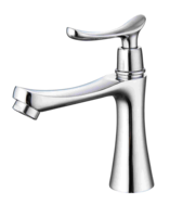Robinet de lavabo monotrou en alliage de zinc à eau froide, à poser sur le plan, pour salle de bain