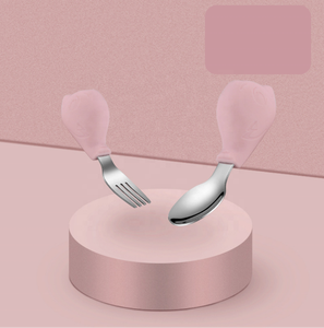 Vente chaude Silicone Spork Kits <span class=keywords><strong>Bebe</strong></span> Bébé Alimentation Cuillère Et Fourchette ODM & OEM Usine - Product Image 3