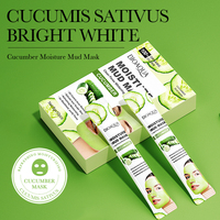 Masques cosmétiques OEM BIOAQUA Concombre Vitamine C Boue de la mer Morte Masques nettoyants pour éliminer les points noirs Masque à l'argile Produits de beauté