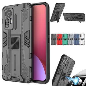 Coque de téléphone pour Xiaomi 12 Lite, support de voiture magnétique, anneau d'armure, coque arrière légère pour Xiaomi Mi12 Xiaomi Mi 12 Lite 12 Lite - Product Image 1