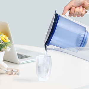 <span class=keywords><strong>Carafe</strong></span> purificatrice d'eau alcaline <span class=keywords><strong>en</strong></span> <span class=keywords><strong>verre</strong></span> <span class=keywords><strong>sans</strong></span> toxines avec poignée, installation facile, ioniseur domestique pour cuisine - Product Image 2