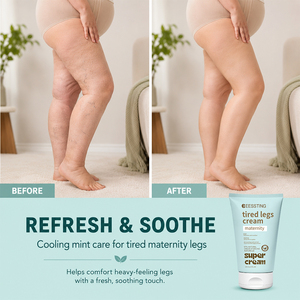Crème Apaisante et Rafraîchissante de Haute Qualité Non Irritante pour les Jambes Fatiguées en Fin de Trimestre, Soin Musculaire Relaxant pour la Grossesse - Product Image 2