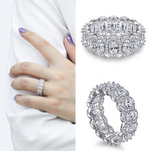 Ensemble de bijoux en argent sterling 925, trois pièces, ensemble de bagues en zircon, boucles d'oreilles, collier en argent de haute qualité, ensemble de bijoux pour femmes - Product Image 5