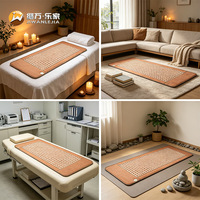 Jiwan Lejia Vente en gros de surmatelas chauffant personnalisé en pierre de lave, tapis thermique en pierre pour studio de yoga, hôtel de bien-être
