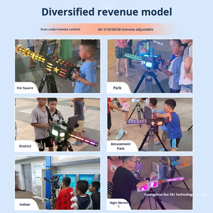 ปืนเกม AR Gatling 3D สำหรับเด็ก, เครื่องยิง <span class=keywords><strong>VR</strong></span> คอนโซลยิงติดถนนร้านอินเทอร์เน็ตคนดังอุปกรณ์สนุกสำหรับบ้าน - Product Image 3