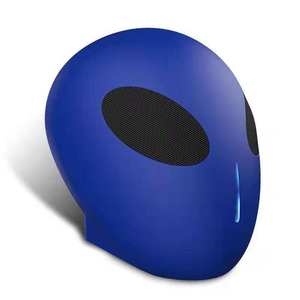 Haut-parleur sans fil unique en forme de goutte d'eau avec lumière LED bleue verticale, basses pleines fréquences, mini enceinte stéréo de bureau - Product Image 4