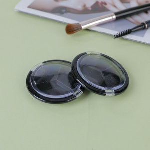 Estuche Cosmético Redondo de Plástico de 36.5mm, Portátil, para Polvo, Iluminador, Corrector, Rubor, con Tapa Transparente para Guardar Maquillaje - Product Image 2