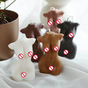 Etiqueta privada Creatividad única Aromaterapia de lujo Vela de medio cuerpo desnuda Cera de soja Decoración del hogar Vela de cuerpo desnudo perfumada - Product Image 3