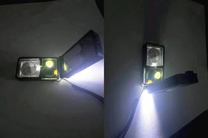 Boussole multifonctionnelle T10, direct d'usine, aiguille de pointage extérieure, thermomètre en silex, hygromètre avec lumière LED - Product Image 6