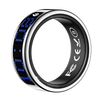 Anillo Inteligente SJ con Pantalla de Recordatorio de Vibración de Alta Frecuencia, Contador de Oraciones Musulmanas, Control por Gestos, Toma de Fotos, Reproducción de Video