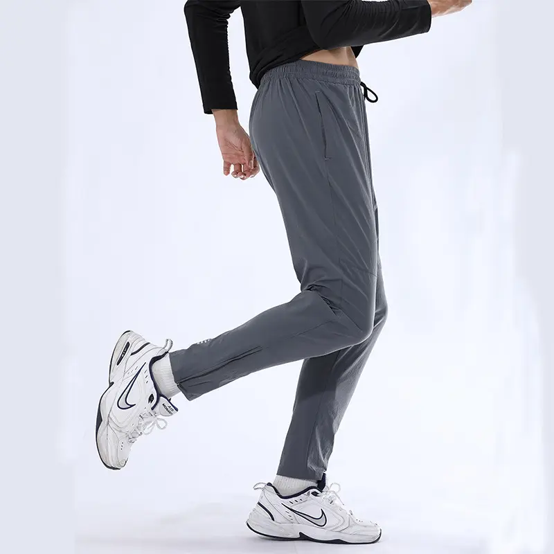 Breathable Sports Gym Jogging Pants Plus Size Elastic Waist Sports Fitness Pants Workout Running Outdoor Wear For Men