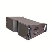 Sistema de Sonido Line Array KR210 con Dos Altavoces Pasivos de 10 Pulgadas, Subwoofer Profesional Line Array LA210 de 18 Pulgadas SB18 IIi para Grandes Escenarios