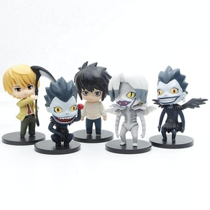 HUAYI 5 unids/set Anime Pvc personaje modelo Ryuuku la nota de muerte figura juguete Nota de muerte figura - Product Image 3