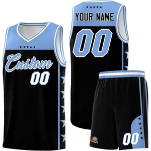 Custom Basketball Jersey Uniform Personalized Any Name Number Sleeveless V-Neck Breathable Sportswear for Men Youth - Product Image 1