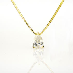 Collar de Plata de Ley 925 con una Sola Piedra para Mujer - Product Image 4