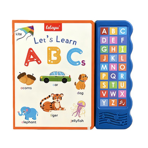 Leleyu Let's Learn 123 ABC First Words Interactive Sound <b>Book</b> For Toddlers Early <b>Education</b> Music Touch Response <b>Book</b> - Product Image 4