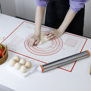 Tapis <span class=keywords><strong>de</strong></span> cuisson en silicone carré antiadhésif <span class=keywords><strong>de</strong></span> 19 pouces (40*50 cm) pour macarons, biscuits et pâtisseries, réutilisable, pour la cuisine à domicile - Product Image 1