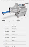 Mesin Pemotong Otomatis Stainless Steel 304 dengan Motor & Mesin untuk Memotong Daging Babi dengan Tulang, Daging Beku, Daging Sapi, dan Daging Kambing