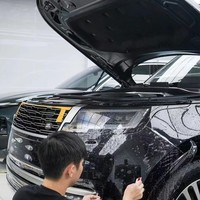 Film de protection de peinture Ppf noir Anti jaunissement couverture de carrosserie 1.52*15m auto-cicatrisant Tpu Ppf hydrophobicité Nano revêtement