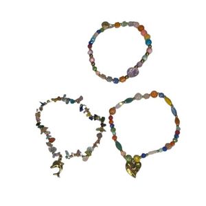 Fashion Beaded <b>Bracelets</b> 316L Stainless Steel PVD Gold Plating Sustainable Resistant Jewelry <b>Set</b> - Product Image 1