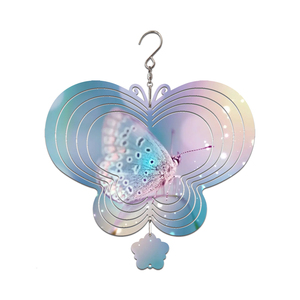 DIY Sublimation Blank <b>Wind</b> <b>Spinner</b> 10 Inch Metal Outdoor Yard Decoration Custom Printing - Product Image 4