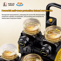 Huile de base pour compresseur d'air Sinopec L-DAB de haute qualité, grades SAE ISO VG, réduit l'usure, antirouille, lubrifiant industriel longue durée
