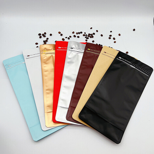 Bolsas negras mate al por mayor de fábrica para CAF 500 gramos 16oz 32oz 8oz 4oz bolsas de café de pie - Product Image 3