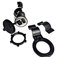 New HONGJU 12V Motorcycle USB Charger Kit Power Adapter for ATV Cars Multi-Color Options Made in China