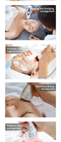 Masseur facial électrique galvanique 7 en 1, microcourant ABS, appareil de lifting du visage de bureau pour usage domestique, équipement de beauté