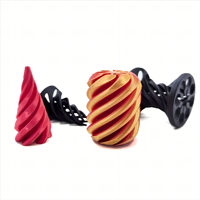 Jouet anti-stress en spirale silencieux imprimé en 3D, PLA, jouet de bureau pour adultes, enfants, TDAH, autisme, cadeau sensoriel