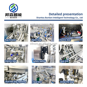 Cà phê đậu doypack máy đóng gói đứng lên Túi Ziplock làm đầy hạt cà phê đậu <span class=keywords><strong>multihead</strong></span> định lượng đóng gói - Product Image 3