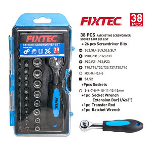 Juego de Herramientas de Reparación de Automóviles de 24 Piezas con Destornillador de Trinquete de PVC Industrial OEM para Bricolaje, Modelo FHSDK2401 - Product Image 2