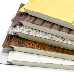 Panneaux en métal pré-câblés prêts à l'emploi, revêtement extérieur, 16 mm, isolation ignifuge en PU, <span class=keywords><strong>façade</strong></span> - Product Image 1