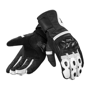 TKNE invernali guanti da <span class=keywords><strong>moto</strong></span> in fibra di carbonio caldi guantoni da equitazione copri bicicletta impermeabile con slider di palma - Product Image 1