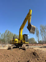 Excavatrice sur chenilles Komatsu PC240 d'occasion, 24 tonnes, d'origine japonaise, PC240-8 PC240LC-8, excavatrice hydraulique sur chenilles pour la construction