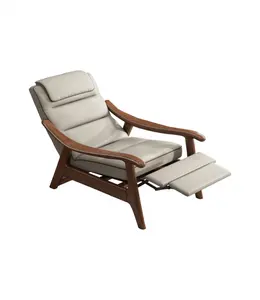 كرسي أريكة استراحة من الخشب الصلب قابل للتعديل عالي الجودة بسعر خاص من المصنع