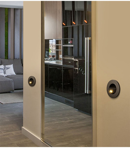 JLW-A028-<span class=keywords><strong>cabecero</strong></span> de dormitorio moderno, lámparas led empotradas negras, luz de pared para dormitorio y hotel - Product Image 4