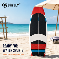 Bodyboard en mousse EPS durable pour la pratique du surf sur les vagues, haute adhérence, pour enfants, lacs, rivières, imperméable, respectueux de l'environnement