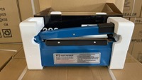 Machine à sceller les emballages en plastique bleu de 200 mm, scelleuse manuelle pour sacs, machine à sceller les emballages en PP, scelleuse manuelle pour sacs, machines à sceller