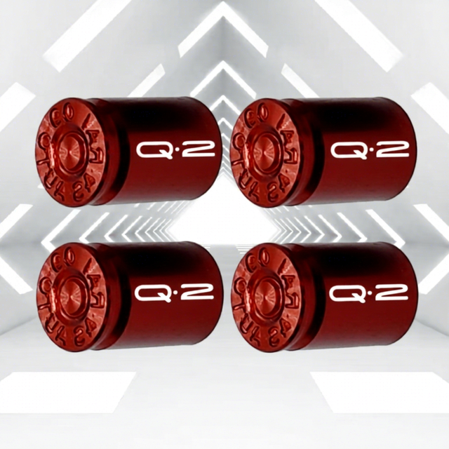 Green Bullet Style Aluminum Alloy Tire Valve Caps Decorative Wheel Air Dust Covers for OZ Racing Car Motorcycle Accessories