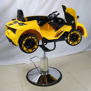 Sillón de Peluquería Infantil con Diseño de Coche Eléctrico de Dibujos Animados, Giratorio y Elevable, para Salón de Belleza - Product Image 3