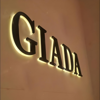 Lettres lumineuses personnalisées pour publicité, enseigne lumineuse extérieure LED 3D en acrylique pour devanture de magasin, logo personnalisé, étanche IP65