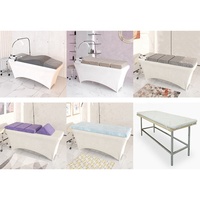 Matelas à Cils en Mousse pour Spa, Tapis de Beauté Incurvé, Surmatelas pour Table d'Esthétique, Matelas Anatomique pour Cils, Mousse à Mémoire de Forme Ondulée, Surmatelas pour Cils