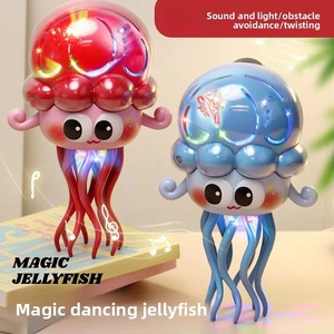 Jouets électriques musicaux lumineux pour enfants, méduse et pieuvre dansantes magiques, mouvement automatique, évitement d'obstacles omnidirectionnel - Product Image 2
