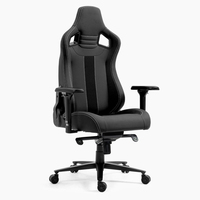 AJUNION Chaise de Gaming Ergonomique de Luxe avec Accoudoirs 8D, Mécanisme Inclinable, Dossier Haut, Chaise de Jeu de Course, Vérin à Gaz Classe 4